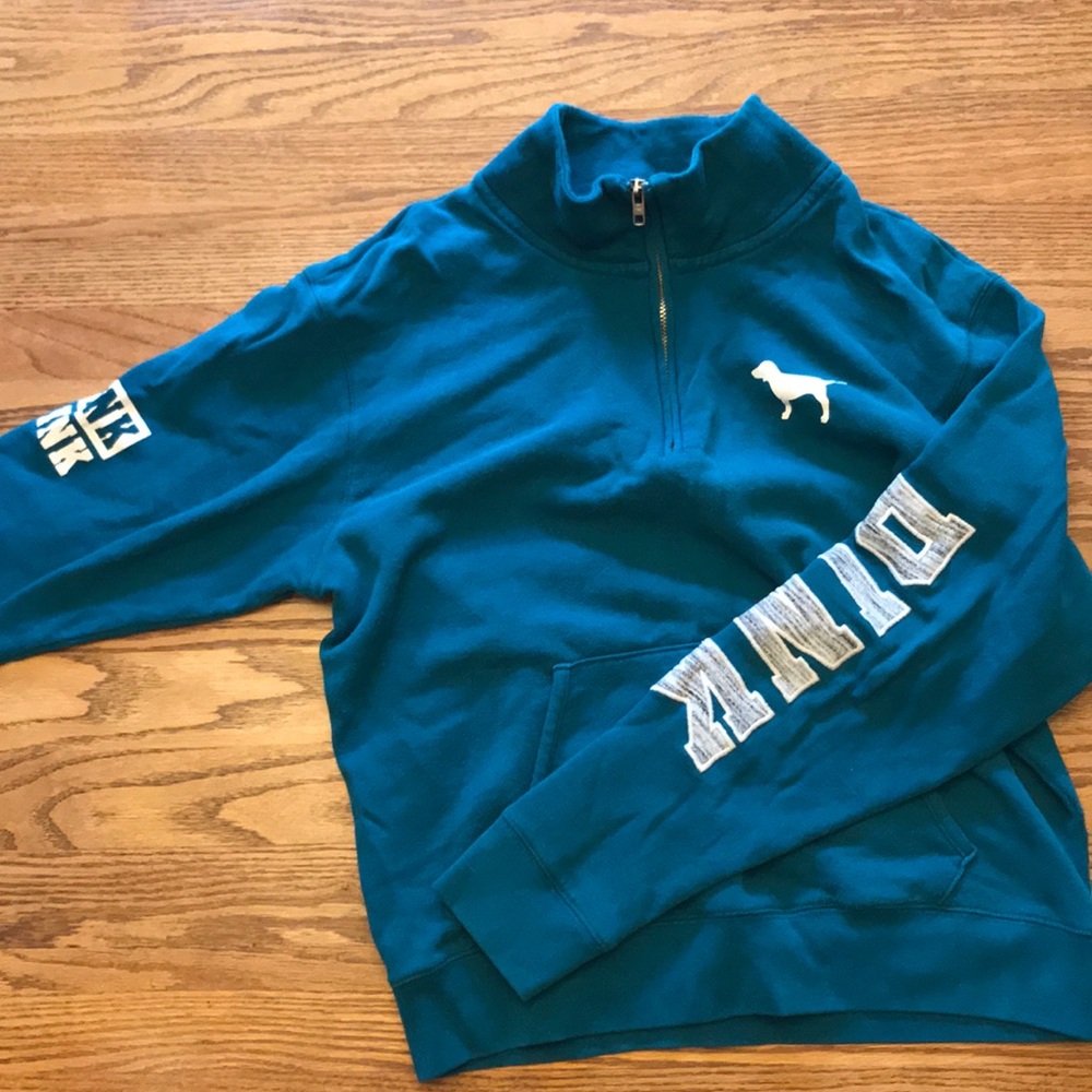 PINK Half Zip Sweatshirt